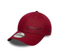 New Era McLaren F1 Team Essential Baseball Cap, Dark Red, Cotton Twill, Adjustable 9FORTY, Official 2025 Collection