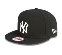 NEW ERA MENS 9FIFTY BASEBALL CAP.NEW YORK YANKEES BLACK FLAT PEAK SNAPBACK HAT 3