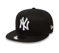 New Era Men's 9fifty Ny Snapback Baseball Cap, Black/White, S-M UK