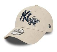 New Era Men's 9Forty Baseball Cap Hat Character Food New York Yankees Light Beige