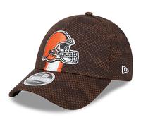 New Era Mens 9FORTY Cleveland Browns NFL Cap Curved Peaked Snapback - Dark Brown