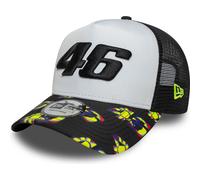 New Era Mens 9FORTY E-Frame VR46 Trucker Cap - Black