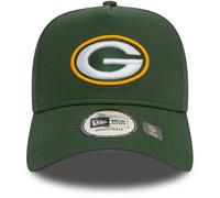 New Era Mens 9FORTY Green Bay Packers Adjustable Snapback Cap - Dark Green