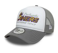 New Era Mens 9FORTY Los Angeles Lakers Trucker Cap - Grey - One Size
