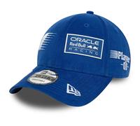 New Era Mens 9Forty Max Verstappen Red Bull Racing Adjustable Cap - Bright Blue