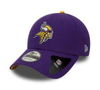 New Era Men's The League 9forty Minnesota Vikings Offical Team Colour Baseball Cap, Purple, One Size UK