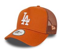 New Era Men's 9Forty Trucker Baseball Cap Hat League Essential Los Angeles Dodgers Med Brown