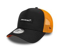 New Era Men's 9Forty Trucker Baseball Cap Hat Patch Front McLaren Automotive Black