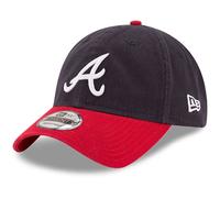 New Era Mens 9TWENTY Atlanta Braves Baseball Cap - Navy