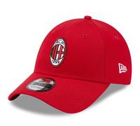 New Era Mens AC Milan 9FORTY Adjustable Baseball Cap Hat - Red