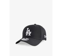 New Era Mens Blk Whu 9forty La Dodgers Brand-embroidered Cotton-canvas Baseball Cap