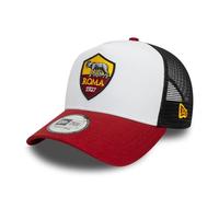 AS Roma Core Trucker Cap Adults - White/Red