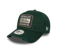 New Era Mens Distressed Cap NE Dark Green One Size