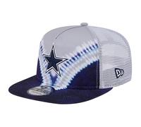 New Era Men's Gray/Navy Dallas Cowboys Throwback Dye Golfer Snapback Hat