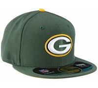 New Era Men's Green Bay Packers NFL On Field 59Fifty Game Cap, Dark green, 7