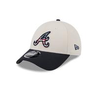New Era Mens July 4 9Forty Stretch Snapback Cap ~ Atlanta Braves