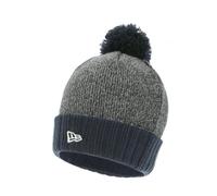 New Era Men's Knitted Pom Pom Beanie in Grey new era Grey One Size