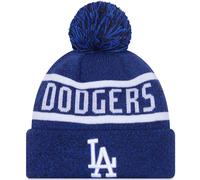 New Era Mens Los Angeles Dodgers Jake Cuff Warm Beanie Bobble Hat - Navy