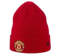 New Era Men's Manchester United Cuff Knit Hat Beanie, Red (Team), One Size (Manufacturer Size:One)