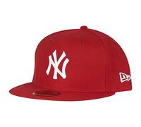 New Era New York Yankees 59fifty Cap Mlb Basic Red/White - 7 5/8-61cm