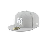 New Era Men's MLB New York Yankees Basic 59Fifty Fitted Hat Gray 7 3/8