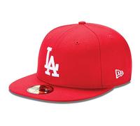 New Era Men's Mlbbasic Losdod SCA/WHI Baseball Cap, Red, Small (Manufacturer Size:718)