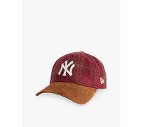 New Era Mens New Era 9Twenty New York Yankees Loden Wool Baseball Cap Dark Red