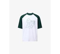 New Era Mens New Era Athletics mlb Boxy Cotton T-Shirt White L