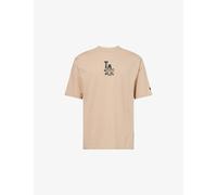 New Era Mens New Era La Dodgers mlb Infill Oversized Cotton T-Shirt Camel M