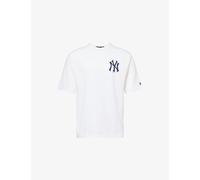 New Era Mens New Era New York Yankees mlb Oversized Cotton T-Shirt White XL