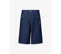 New Era Mens New Era New York Yankees mlb Relaxed Denim Jorts Blue 36