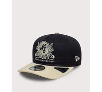 New Era Mens New Era Washed Graphic 19TWENTY Adjustable Cap - Colour: Navy & Cream - Size: One Size