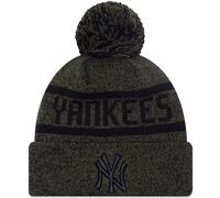 New Era Mens New York Yankees Jake Cuff Warm Beanie Bobble Hat - Green Med