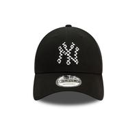 New Era Mens New York Yankees Seasonal Infill 9FORTY Baseball Cap Hat - Black