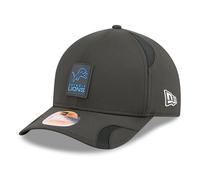 New Era Men's NFL 2025 Sideline M-Crown 9FORTY Adjustable Hat, Detroit Lions, Black, One size