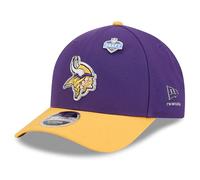 New Era Men's NFL 2026 NFL Draft 9FORTY M-Crown Adjustable Hat, Minnesota Vikings Purple, One Size