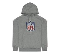 New Era Mens Nfl Logo Hoodie, Grey, L EU