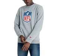 New Era Men's NFL Logo Long Sleeve Sweatshirt, Grey, Medium