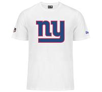 New Era Men's NFL New York Giants Logo Long Sleeve T-Shirt, White, Medium