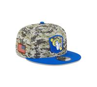 New Era Mens NFL Salute To Service Snapback 9Fifty Cap ~ 'Los Angeles Rams' camo