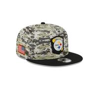 New Era Mens NFL Salute To Service Snapback 9Fifty Cap ~ 'Pittsburgh Steelers' camo