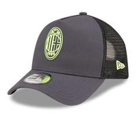 AC Milan Seasonal Trucker Cap (Dark Grey) Adults One Size Polyester Made By: New Era