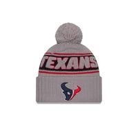 New Era Houston Texans NFL 2024 Sideline Sport Knit Grey Bobble Hat