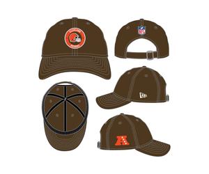 New Era Mens NFL24 9Twenty Cleveland Browns Cap
