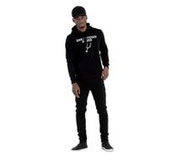 New Era Men's Nos Nba Regular Hoody Saaspu Blk Sweatshirt (pack of 1)