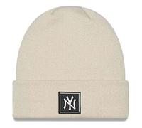 New Era Winter Cuff Beanie - New York Yankees Stone Beige