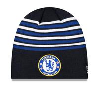 New Era Winter Skull Beanie - FC Chelsea Lion Crest Black