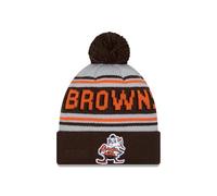 New Era Men's Team Logo Cuffed Knit Pom Hat - Pick Your Team (US, Alpha, One Size, Cleveland - Browns Throwback)