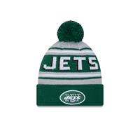New Era Men's Team Logo Cuffed Knit Pom Hat - Pick Your Team (US, Alpha, One Size, New York - Jets Throwback)