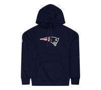 New Era Men's Team Logo Hoody New England Patriots Long Sleeve Hoodie, Oceanside Blue, Large
